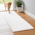 thumbnail image 1 of Subrtex Chenille Bathroom Rugs，Extra Soft and Non Slip Bath Mats Runner，Thick Rubber Backing Washable Shower Bathtub Rugs & Home Decor Accessories(White,24"*60"), 1 of 9
