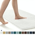 thumbnail image 1 of Subrtex Luxury Chenille Bathroom Rug Extra Soft and Absorbent Shaggy Rugs (White,24"*60"), 1 of 8