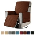 thumbnail image 1 of Subrtex Recliner Chair Cover Reversible Recline Sofa Slipcover with Side Pockets (Large, Chocolate), 1 of 9