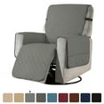 thumbnail image 1 of Subrtex Recliner Chair Cover Reversible Recline Sofa Slipcover with Side Pockets (Large, Light Gray), 1 of 10