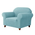 thumbnail image 1 of Subrtex Sofa Cover 1 Piece Slipcover with extra Stretch Cushion Seat Cover, Armchair, Steel Blue, 1 of 8