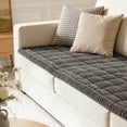 thumbnail image 1 of Subrtex Soft Couch Cover for Dogs, Washable Pet Friendly Couch Covers , Non Slip and Thick Sofa Slipcover, Furniture Protector Mat Blanket for Pets(28x83,Dark Gray), 1 of 10