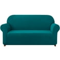 thumbnail image 1 of Subrtex Stretch 1-Piece Textured Grid Slipcover Sofa Cover, Turquoise, 1 of 7