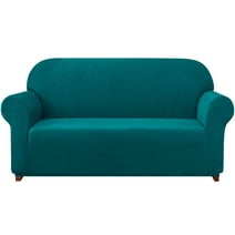 Subrtex Stretch 1-Piece Textured Grid Slipcover Sofa Cover, Turquoise