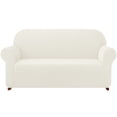 thumbnail image 1 of Subrtex Stretch 1-Piece Textured Grid Slipcover XL Sofa Cover, Off-white, 1 of 7