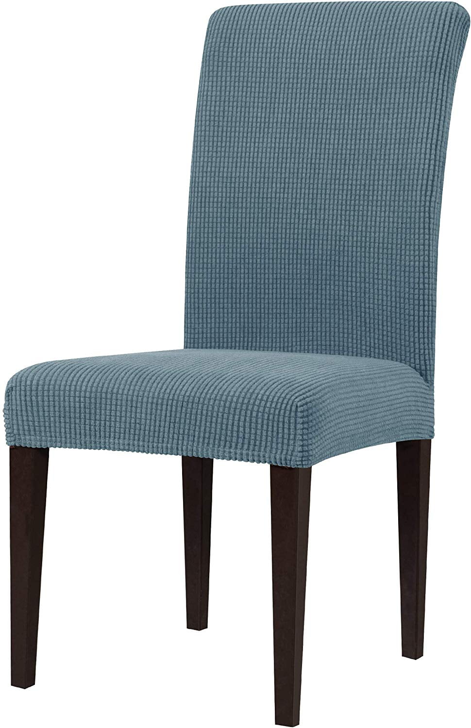Subrtex Stretch Textured Plaid Dining Chair Slipcover (Set of