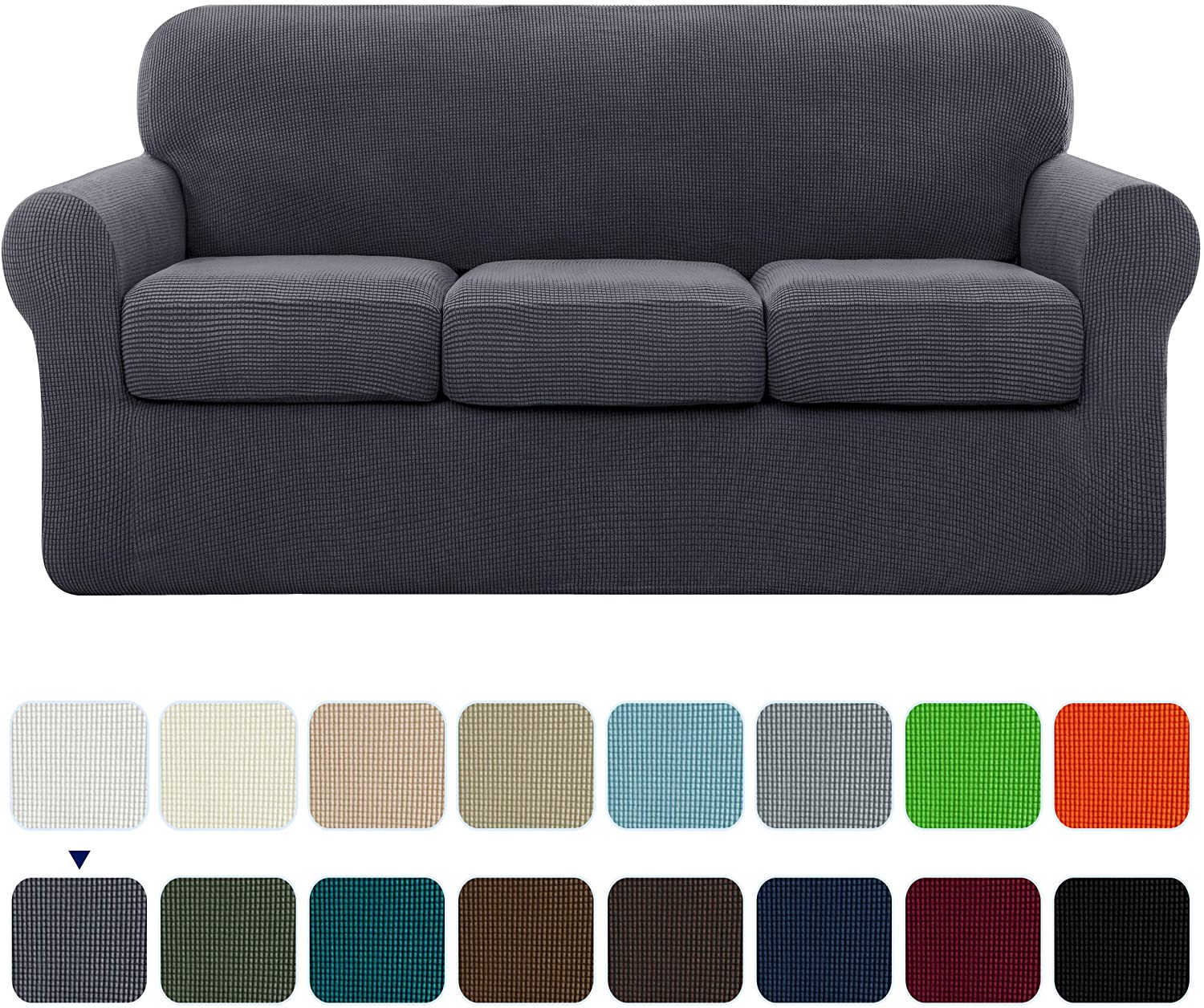 Stretch RV Cushions Covers, Jacquard RV Couch Cover Booth Seat Cover RV Camper Car Bench