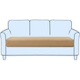 thumbnail image 1 of Subrtex Textured Grid Stretchy Washable Sofa Seat Cushion Cover Armchair Loveseat Sofa Protector(Loveseat,Khaki), 1 of 7