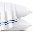 thumbnail image 1 of Subrtex Vintage 300 Thread Count White Solid Cotton Pillowcases, Queen, (2 Count), 1 of 7