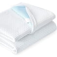 thumbnail image 1 of Subrtex Washable and Removable Zippered Protective Mattress Topper Cover (3", Twin), 1 of 7