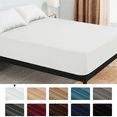 thumbnail image 1 of Subrtex Wrinkle Resistant Premium Microfiber Fitted Sheet (Twin, White), 1 of 7