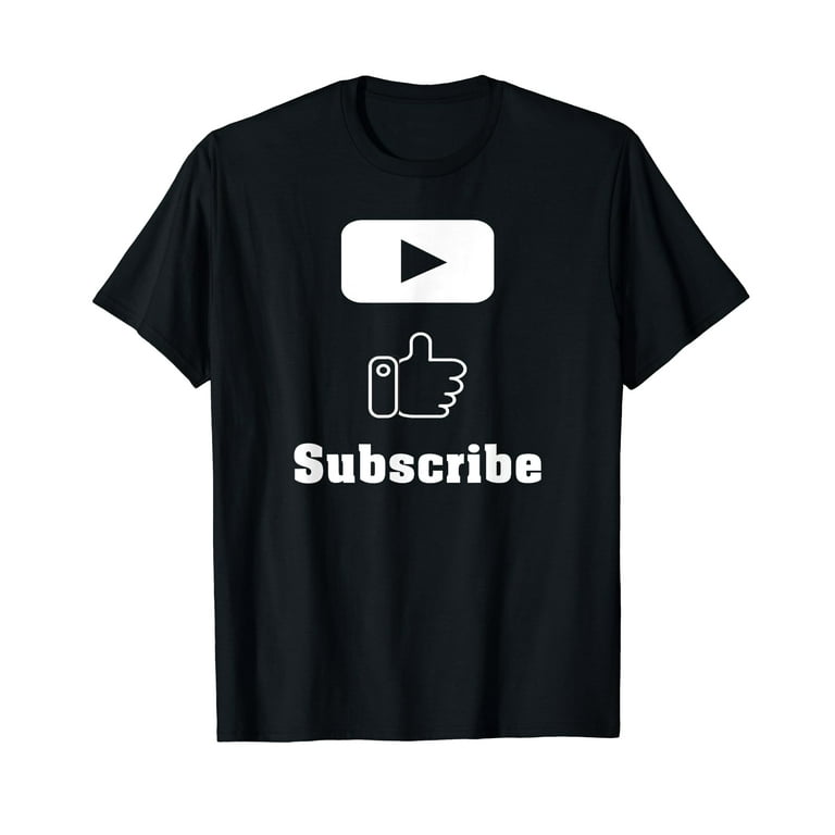 Subscribe Play Tube Button Vlogger T-Shirt
