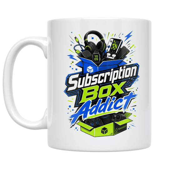 Subscription Box Addict Design - Tech Subscription Enthusiast - 11 oz Ceramic Coffee Mug