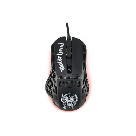 Subsonic Motorhead Ergonomic Gaming Mouse - 7200 DPI Optical Sensor - Lightweight Design - 7 Customizable Buttons