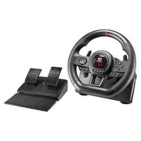 Subsonic Superdrive SV 650 Racing Wheel with Pedal Set and Paddles for PS3, PS4, Xbox One, Xbox Series XS, Nintendo Switch/Switch 2, PC
