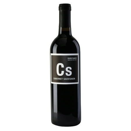 Substance Cs Cabernet Sauvignon Washington Red Wine, 750 ml Bottle, 14% ABV