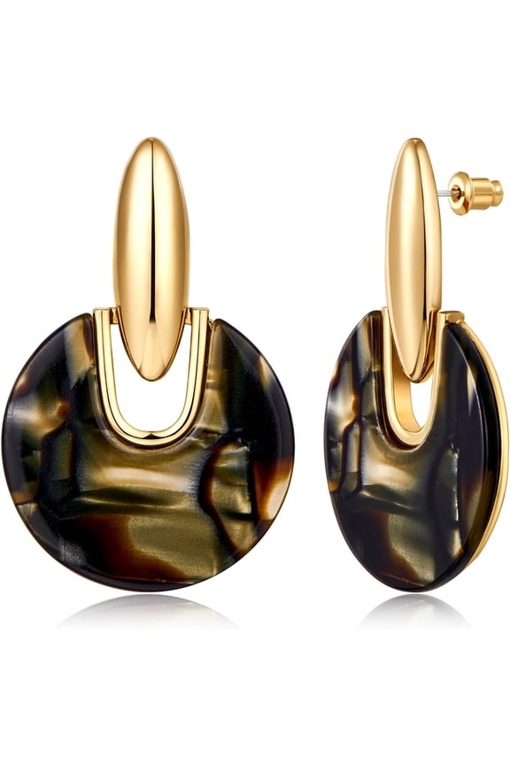 Substantial Disc High-Quality Drop Earrings Multiple Styles Geometric Drop Dangle Earrings[m940]