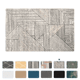 thumbnail image 1 of Subtext Modern Area Rugs Soft Anti-Stain Durable Carpets (6'×9',White Striped), 1 of 8