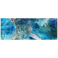 thumbnail image 1 of Subtle Blues AB Reverse Printed Tempered Glass Wall Art with Silver Leaf, 1 of 13
