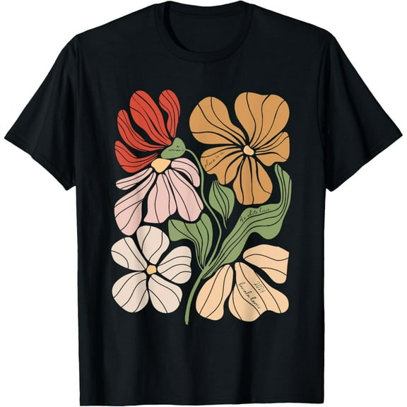 Subtle Flower Kamala Harris Boho Floral T-Shirt