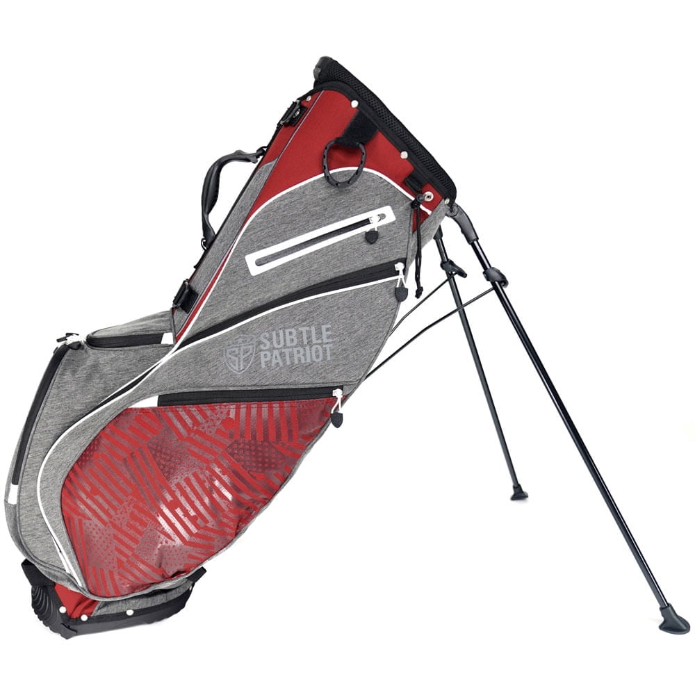 Accelerated Golf Ambush White Stand Golf Bag