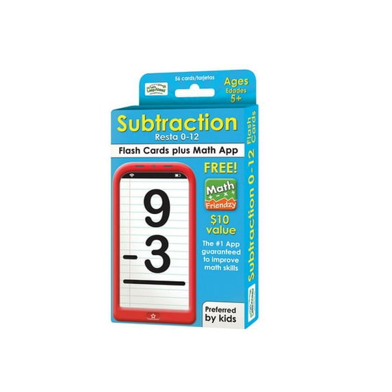 Subtraction 0-12 Flash Cards (Other)