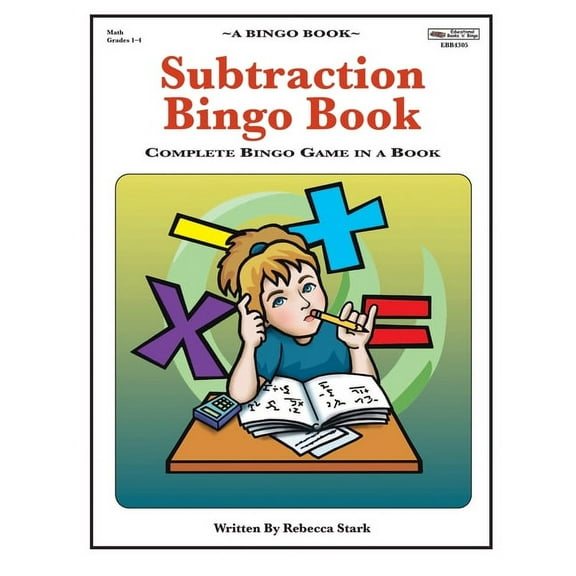 Subtraction Bingo Book: Complete Bingo Game In A Book (Paperback)