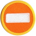 thumbnail image 1 of Subtraction Merit Badge Embroidered Iron-on Patch, 1 of 3