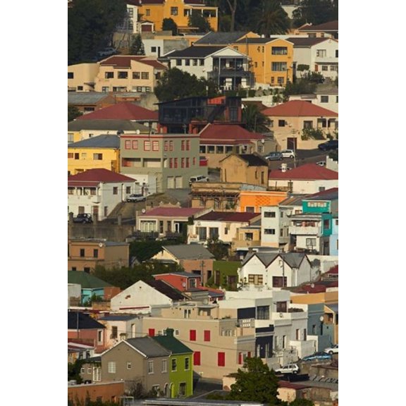 Suburb of Bo-Kaap Cape Town South Africa Canvas Art - David Wall DanitaDelimont (12 x 17)
