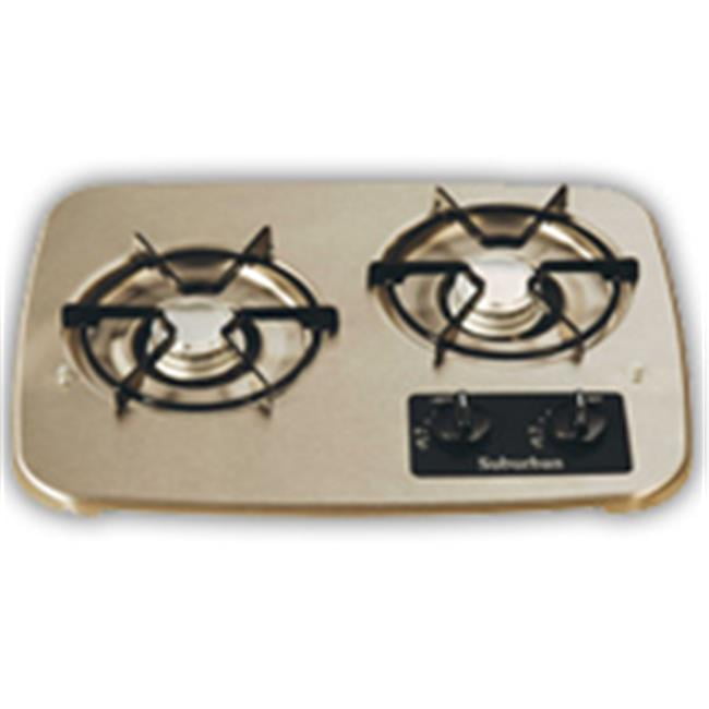 Suburban 2937ABK 2Burner Black Cooktop