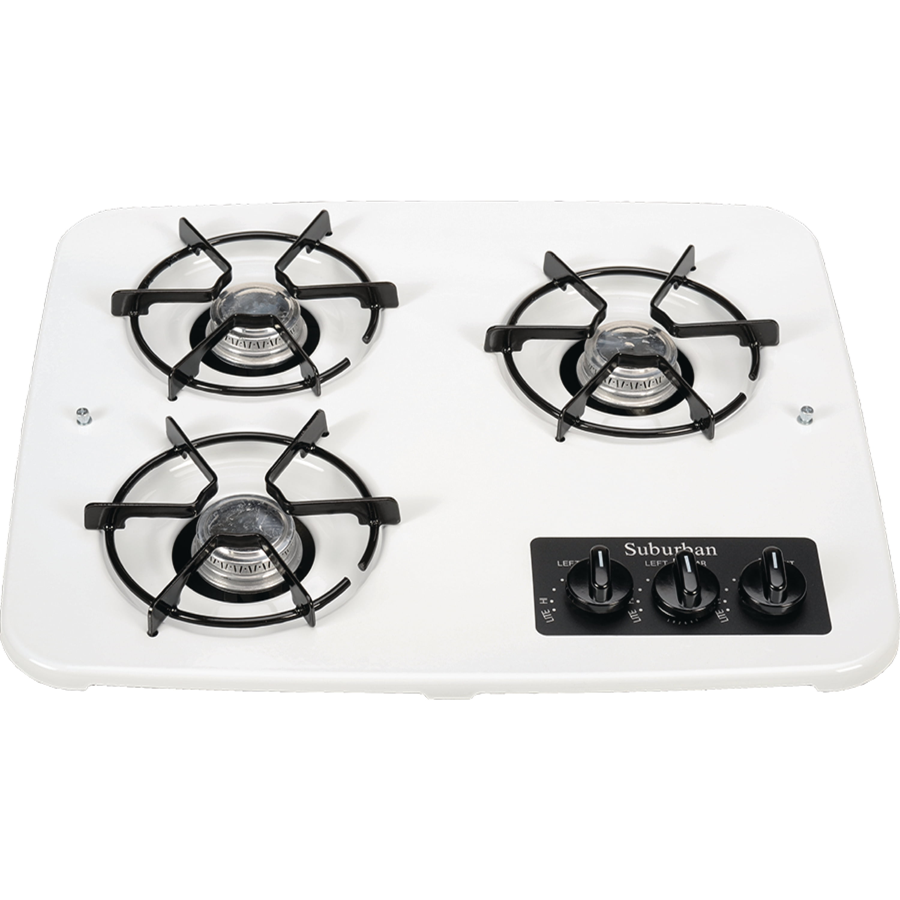 Flame King 2-Burner Drop-In RV Cooktop Stove, Includes Cover