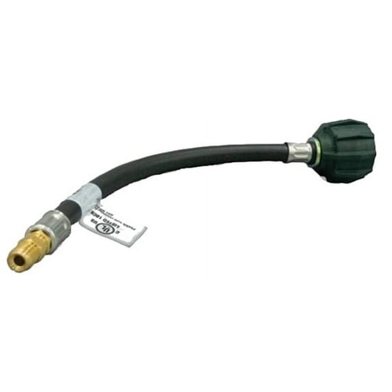 Suburban Mfg-Suburban LP-PT24F Propane Hose, 1/4" ID Pigtail x Type 1 ACME Nut x 1/4" Inverted Male Flare, 24"