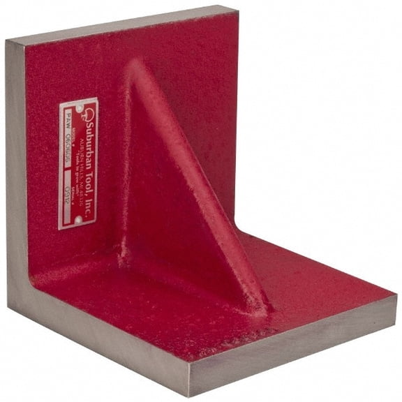 Suburban Tool 6" Wide x 6" Deep x 6" High Cast Iron Machined Angle Plate