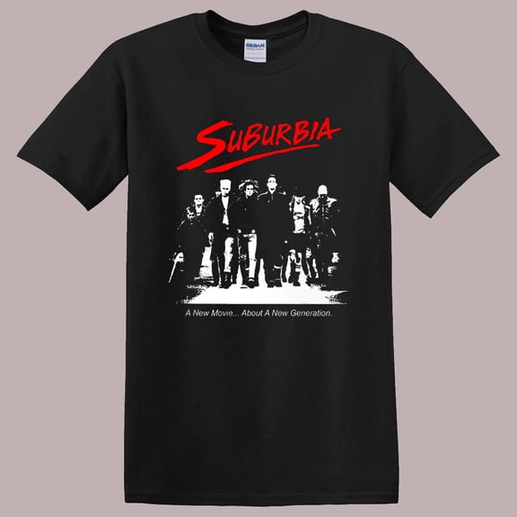 Suburbia Movie Men's Black T-Shirt Size S-5XL