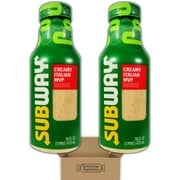 Subway Creamy Italian MVP Flavored Sauce Bundle Pack - 2 Individually Sealed 16 Ounce Bottles - For Snacks, Lunches, Dinner Parties, Pot Lucks and Much More in Cornershop Confections Pack