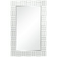 thumbnail image 1 of Subway Tile Chromatic Rectangular Beveled Framed Wall Mirror, 1 of 5
