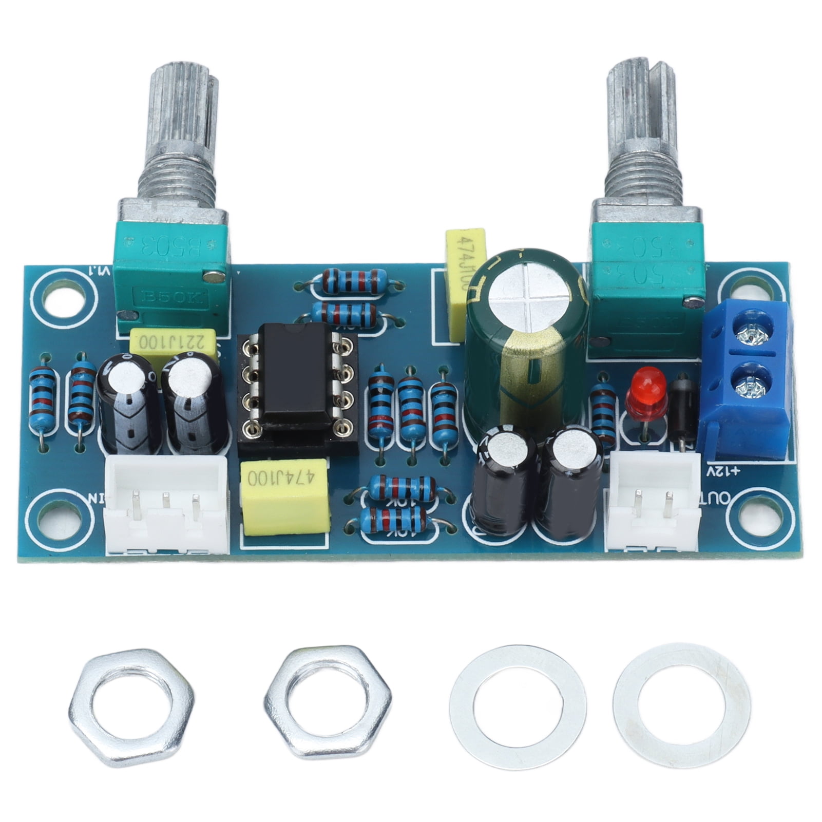 Subwoofer Boards, 1224V 2 Channel PCB Double Panel Low Pass Board For