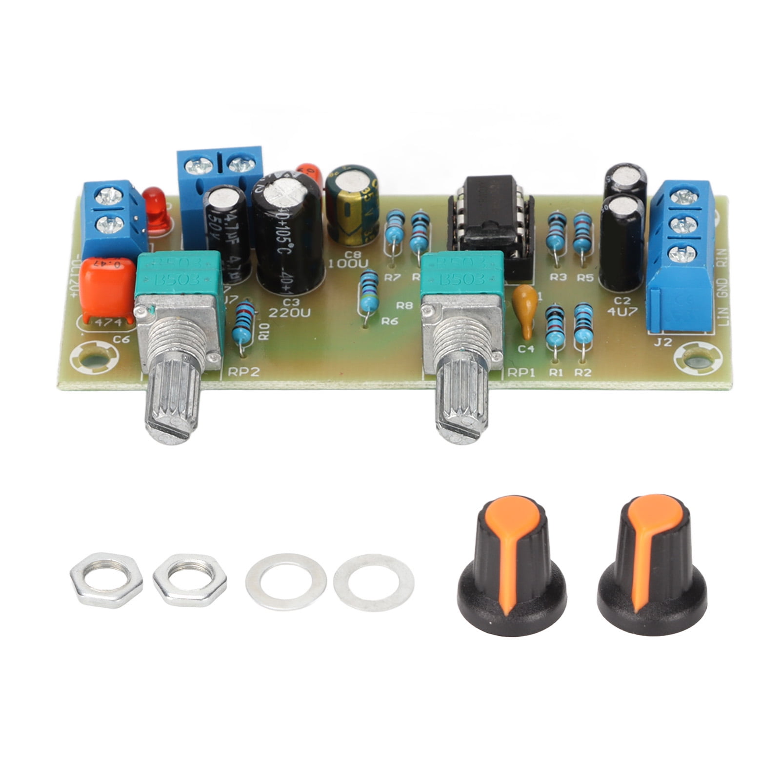 Subwoofer Preamp Board HiFi Prevent Interference Single Power Supply