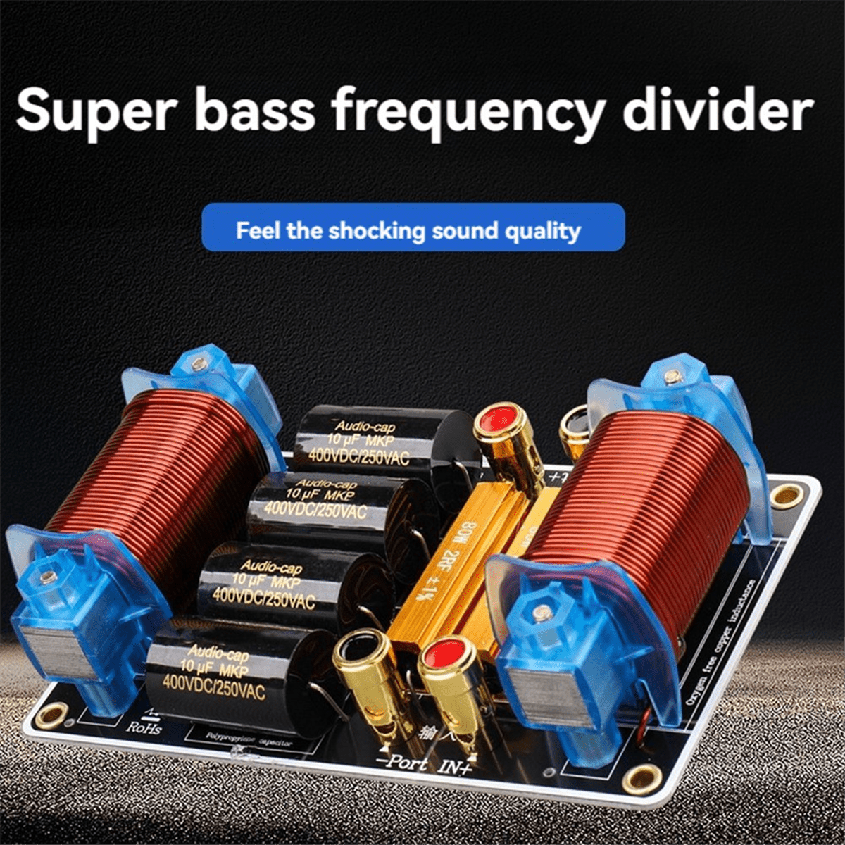 Divisore Di Frequenza Audio YLY-2088 - 400W, 2 Vie, Regolabile, Per Altoparlanti