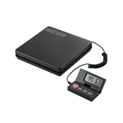 SucceBuy 110 lbs Digital Postal Shipping Scale with Timer 90  Foldable LCD Screen AC/DC Powered Package Scale for Laggage Home