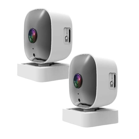 Succeedto -Clear 2K Security Camera, Window Camera for Home Security, Wi-Fi Wireless Indoor HD Cameras, Color Night Vision, 24/7 Recording & Smart Alerts, Easy Install(2PCS)