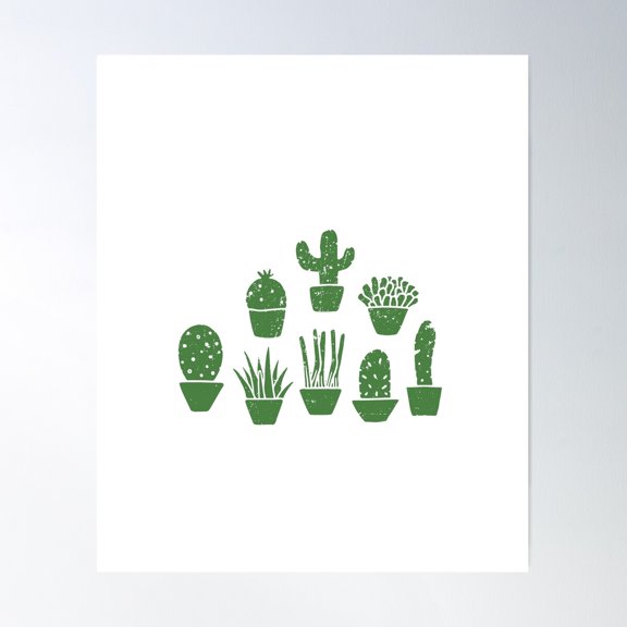 Succeslents Are Plantastic Poster Wall Art, Modern Wall Decor For Living Room Bedroom, 16x24 UNFRAMED