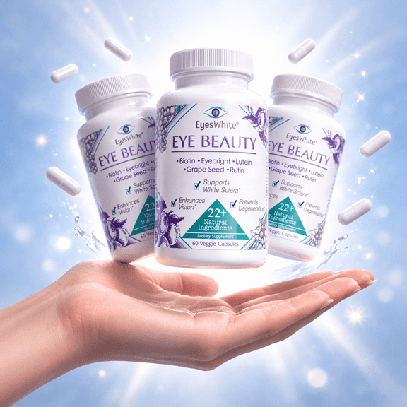 Success Chemistry EyesWhite Vision Clarity 3-Pack Bundle - Lutein Bilberry Eye Supplement for Vision Support & Eye Health - 180 Capsules Bulk