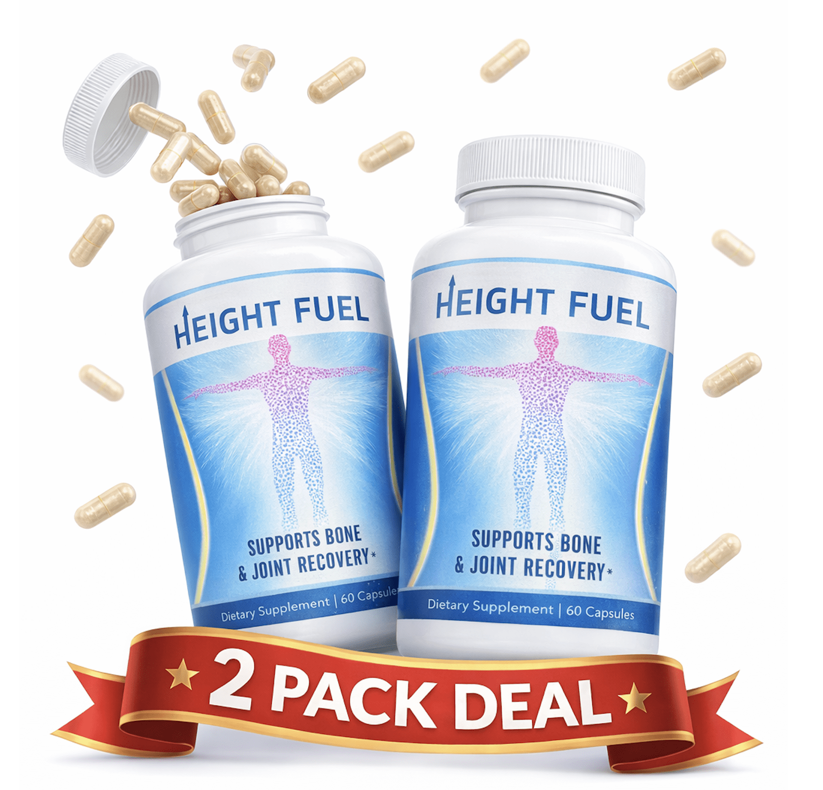 Success Chemistry Maximum Strength Height Growth Support | Natural Supplement with Herbal Blend - General Health & Wellness Support for Adults - 60 Count
