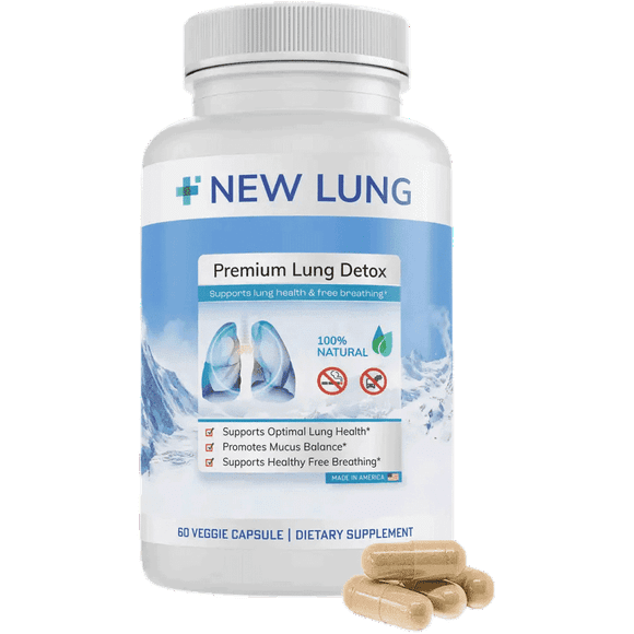 Success Chemistry Lung Detox Premium Cleanse - Promote Lung Health and Detoxification, Support Respiratory Function - 60 Capsules