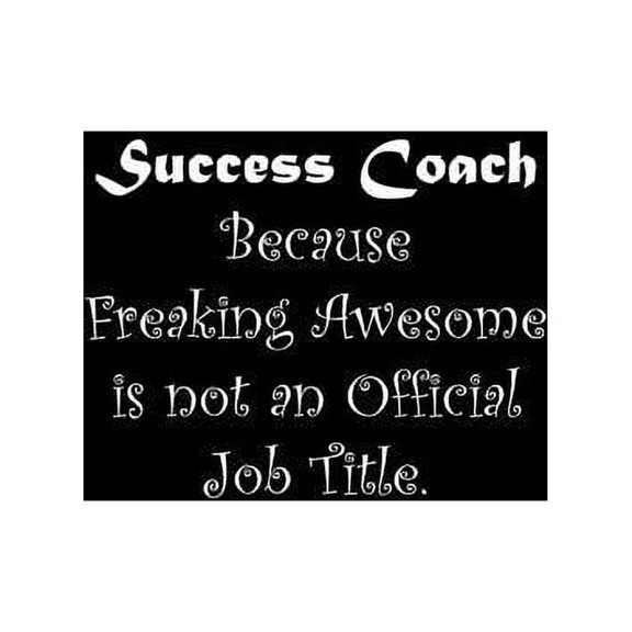 Success Coach Because Freaking Awesome is not an Official Job Title: Line Notebook Handwriting Practice Paper Workbook (Paperback)