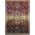 thumbnail image 1 of Success Kaede Transitional Distressed Vintage Floral Persian Medallion 5x8 Area Rug Multicolored, 1 of 7