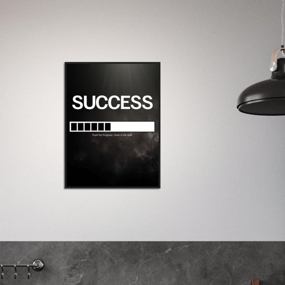 Success Loading Modern Wall Art Print, Unframed Paper Poster 8x10in