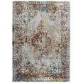 thumbnail image 1 of Modway Success Merritt Transitional Distressed Floral Vintage Medallion 4x6 Area Rug in Multicolored, 1 of 7
