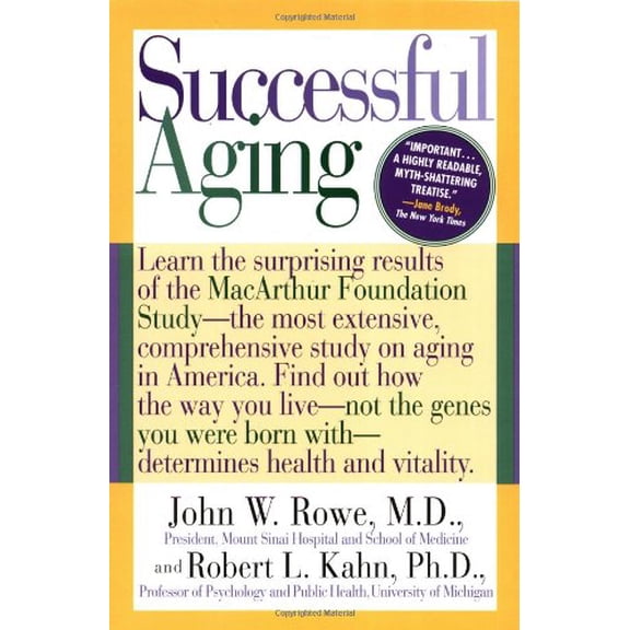 Pre-Owned Successful Aging (Paperback) 0440508630 9780440508632